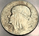 5 zł złotych 1933 Głowa Kobiety Polonia Jadwiga Babka SREBRO