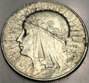 5 zł złotych 1934 Głowa Kobiety Polonia Jadwiga Babka SREBRO