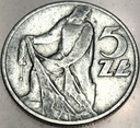 5 zł złotych 1958 RYBAK z Rybakiem