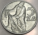 5 zł złotych 1971 RYBAK z Rybakiem