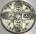 Anglia UK floren florin 1922 Jerzy V George SREBRO