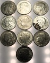 LOT ZESTAW 10x 10 zł złotych 1933 Głowa Kobiety Polonia Jadwiga SREBRO