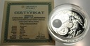 Szlak Bursztynowy 1 dolar Niue 2011 Gdańsk LUSTRZANA SREBRO
