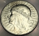 10 zł złotych 1933 Głowa Kobiety Polonia Jadwiga Babka SREBRO
