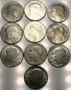 LOT ZESTAW 10x 10 zł złotych 1932 Głowa Kobiety Polonia Jadwiga SREBRO