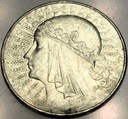 10 zł złotych 1933 Głowa Kobiety Polonia Jadwiga Babka SREBRO
