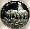 20 zł złotych 1999 Wilk Wilki Zwierzęta Świata SREBRO