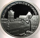 20 zł złotych 2007 TORUŃ Miasto Średniowieczne w Toruniu SREBRO