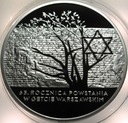 20 zł złotych 2008 Getto 65 rocznica Powstania w Getcie Warszawskim (nr 2)