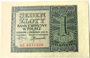 1941 1 zł Jeden Złoty, seria BE