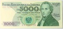 1988 5000 zł złotych Chopin seria EA