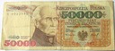 1993 50000 zł złotych Staszic seria C