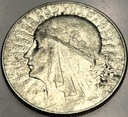 5 zł złotych 1934 Głowa Kobiety Polonia Jadwiga Babka SREBRO