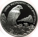 20 zł złotych 2008 Sokół Wędrowny Zwierzęta Świata SREBRO