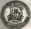 Anglia UK 1 szyling shilling 1933 Jerzy V George SREBRO