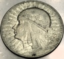 5 zł złotych 1932 Głowa Kobiety Polonia Jadwiga Babka SREBRO