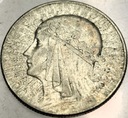5 zł złotych 1933 Głowa Kobiety Polonia Jadwiga Babka SREBRO