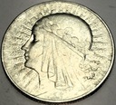 5 zł złotych 1933 Głowa Kobiety Polonia Jadwiga Babka SREBRO