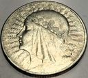 10 zł złotych 1932 Głowa Kobiety Polonia Jadwiga Babka SREBRO