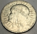 10 zł złotych 1933 Głowa Kobiety Polonia Jadwiga Babka SREBRO