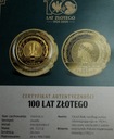 medal 100 Lat Złotego 1924 2024 Polonia Głowa Kobiety