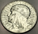 5 zł złotych 1933 Głowa Kobiety Polonia Jadwiga Babka SREBRO