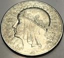 10 zł złotych 1932 Głowa Kobiety Polonia Jadwiga Babka SREBRO