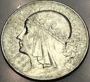 10 zł złotych 1933 Głowa Kobiety Polonia Jadwiga Babka SREBRO