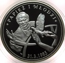 Papież i młodzi 2008 Jan Paweł II Człowiek który zmienił Świat SREBRO