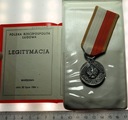 medal 40-lecia XL Polski Ludowej PRL 1984 odznaczenie LEGITYMACJA ETUI
