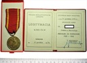 Medal za Warszawę 1939 1945 PRL Odznaczenie LEGITYMACJA PUDEŁKO
