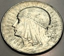 5 zł złotych 1933 Głowa Kobiety Polonia Jadwiga Babka SREBRO