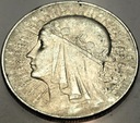 10 zł złotych 1933 Głowa Kobiety Polonia Jadwiga Babka SREBRO