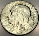 5 zł złotych 1933 Głowa Kobiety Polonia Jadwiga Babka SREBRO