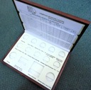 53. Kaseta DE LUXE 2005 AG Numizmato - na wszystkie monety srebrne 2005 r.