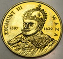 2 zł złote 1998 Zygmunt III Waza