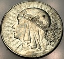 10 zł złotych 1933 Głowa Kobiety Polonia Jadwiga Babka SREBRO