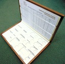 217. Kaseta Numizmato DE LUXE AG 2009 + 5 zł 2009 na monety srebrne i 5 zł