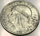 10 zł złotych 1932 Głowa Kobiety Polonia Jadwiga Babka SREBRO