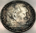 Niemcy 5 marek Reichsmark 1936 Hindenburg D Monachium SREBRO
