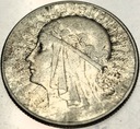 5 zł złotych 1934 Głowa Kobiety Polonia Jadwiga Babka SREBRO