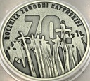 10 zł złotych 2010 Katyń 70 rocznica Zbrodni Katyńskiej SREBRO