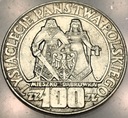 100 zł złotych 1966 Mieszko Dąbrówka Tysiąclecie Państwa Polskiego SREBRO