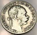Austro-Węgry 1 forint 1883 Franciszek Józef SREBRO