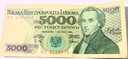 1988 5000 zł złotych Chopin seria DC