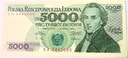 1988 5000 zł złotych Chopin seria EA