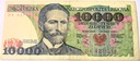 1988 10000 zł złotych Wyspiański, seria DK