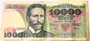 1988 10000 zł złotych Wyspiański, seria DN