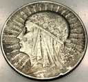 5 zł złotych 1932 Głowa Kobiety Polonia Jadwiga Babka SREBRO