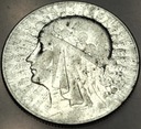 5 zł złotych 1933 Głowa Kobiety Polonia Jadwiga Babka SREBRO